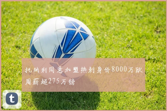 托纳利同意加盟热刺身价8000万欧周薪超275万镑